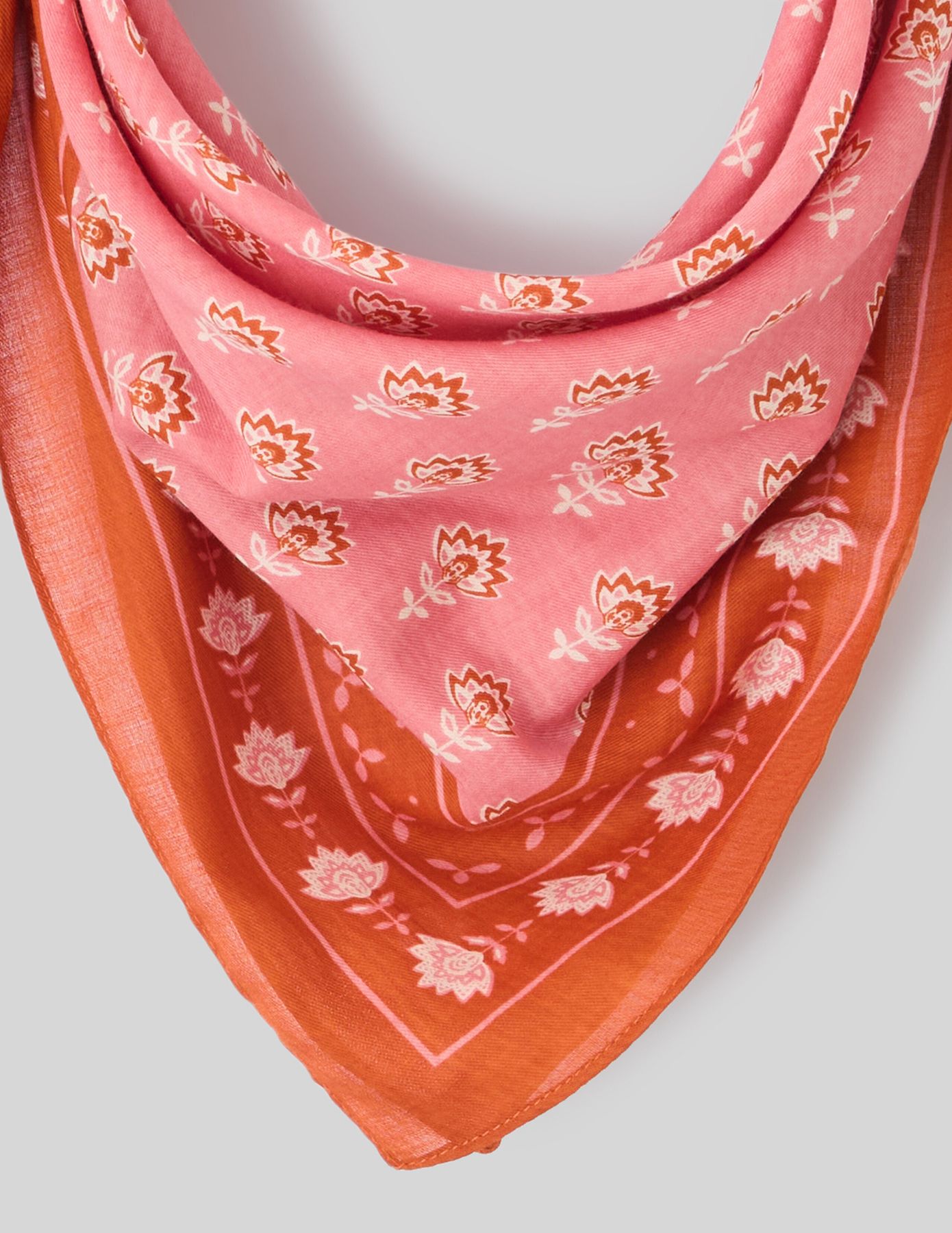 Foulard coton imprimé
