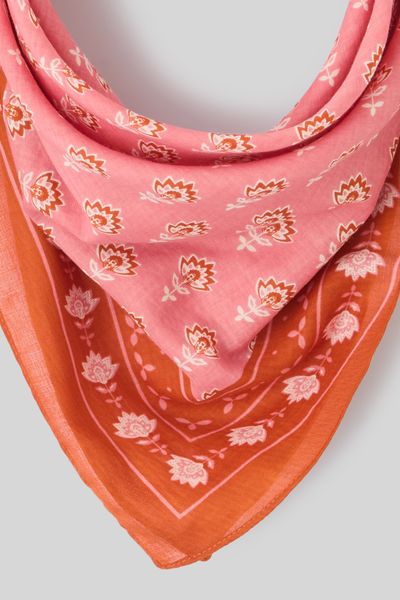 Foulard coton imprimé
