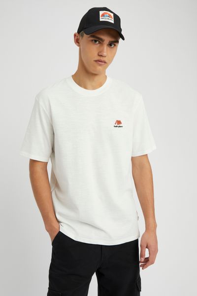 T-shirt mati&egrave;re flamm&eacute; imprim&eacute;