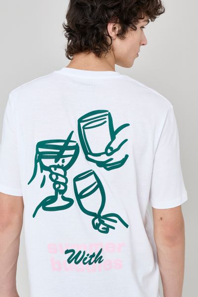 T-shirt imprimé devant/dos