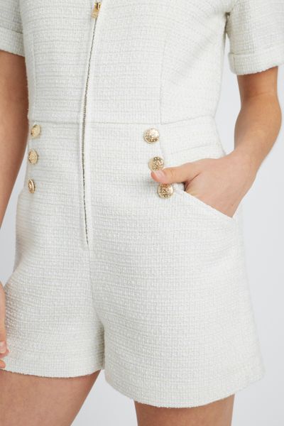 Combishort en tweed