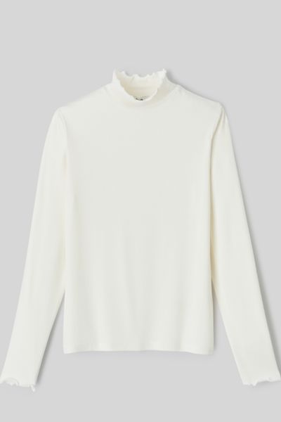 T-shirt col montant uni