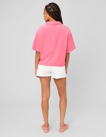 Polo ray&eacute; en &eacute;ponge