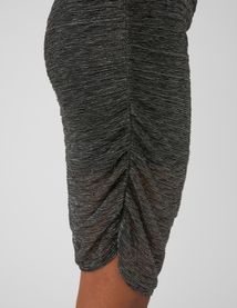 Robe courte drap&eacute;e