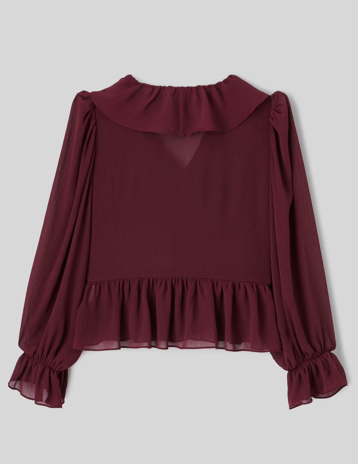 Blouse &agrave; volants