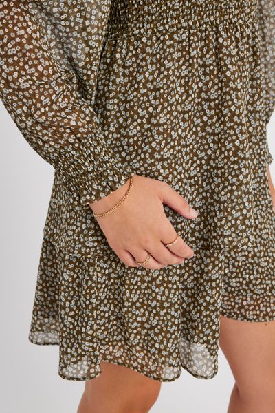 Robe courte imprim&eacute;e