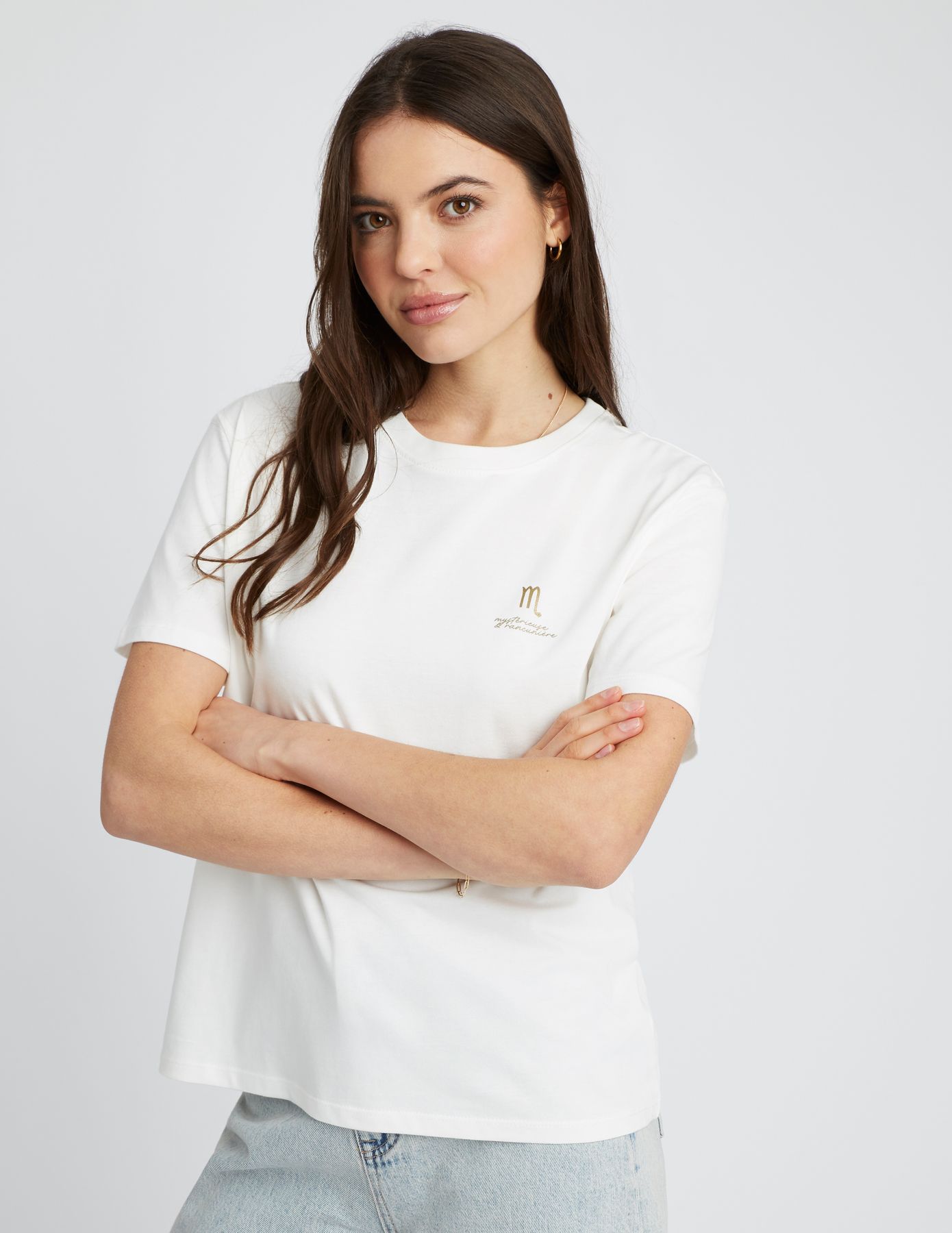 T-shirt imprimé signe astro scorpion