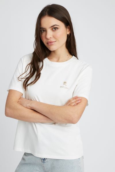 T-shirt imprimé signe astro scorpion