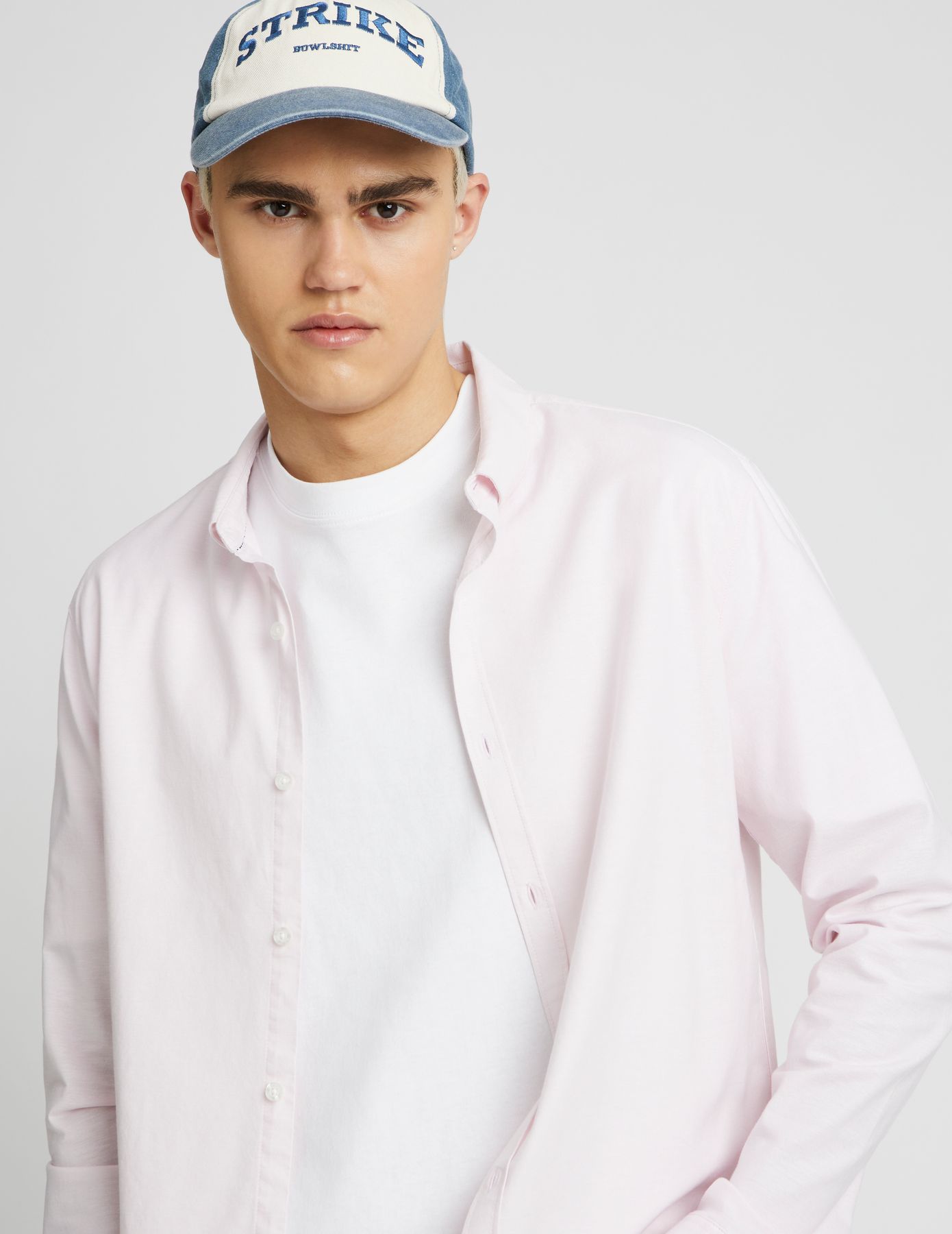 Chemise unie ajustée