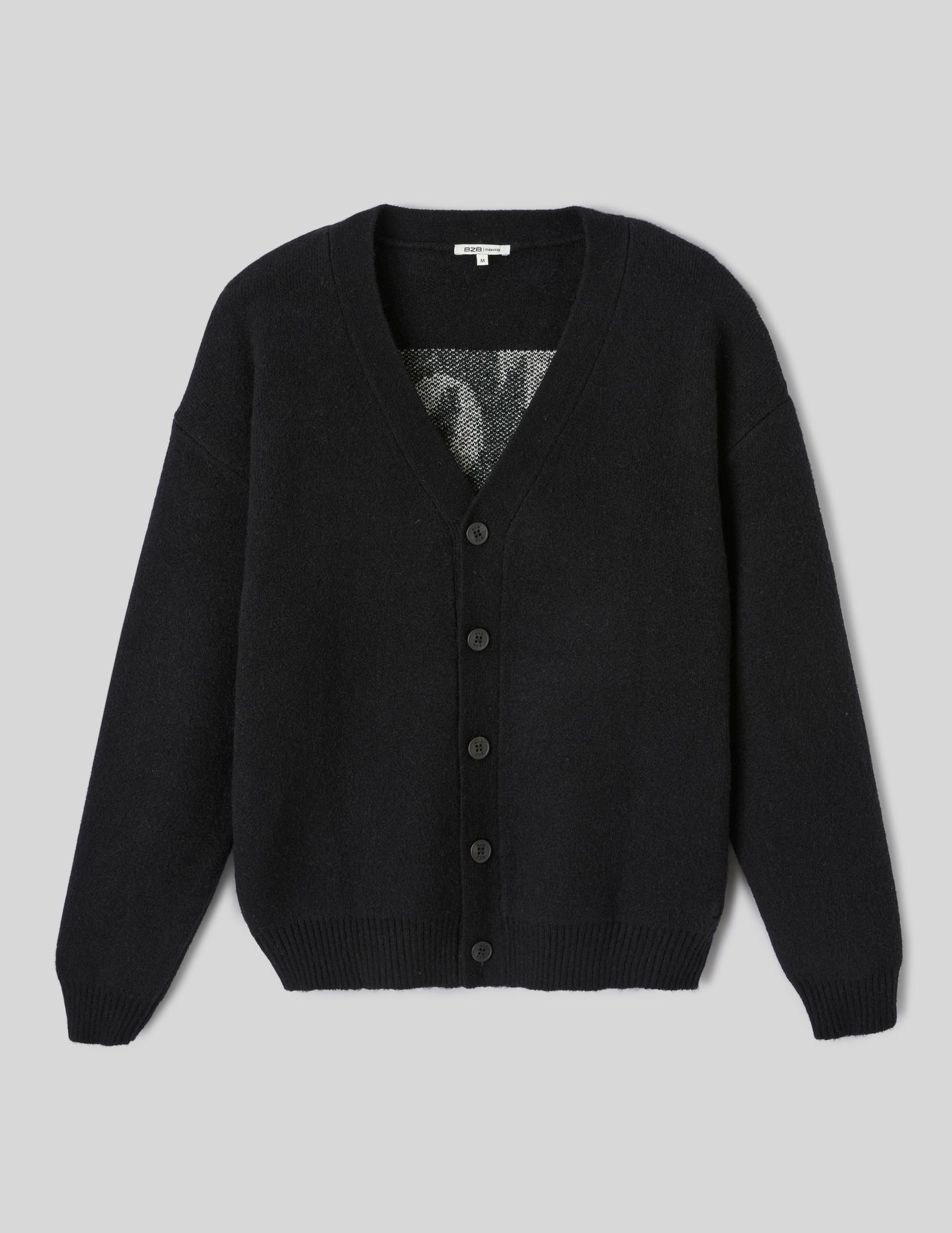 Cardigan jacquard dos