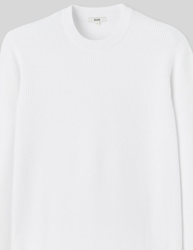Pull col rond uni