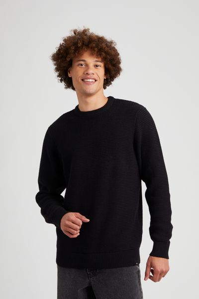 Pull matière fantaisie