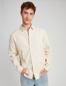 Chemise velours unie