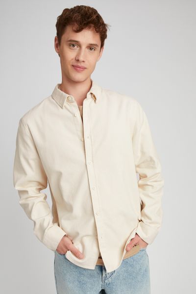 Chemise velours unie