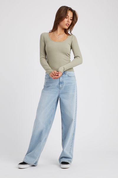 T-shirt manches longues uni