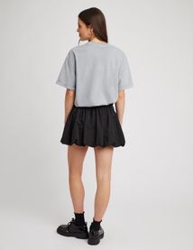 T-shirt délavé imprimé