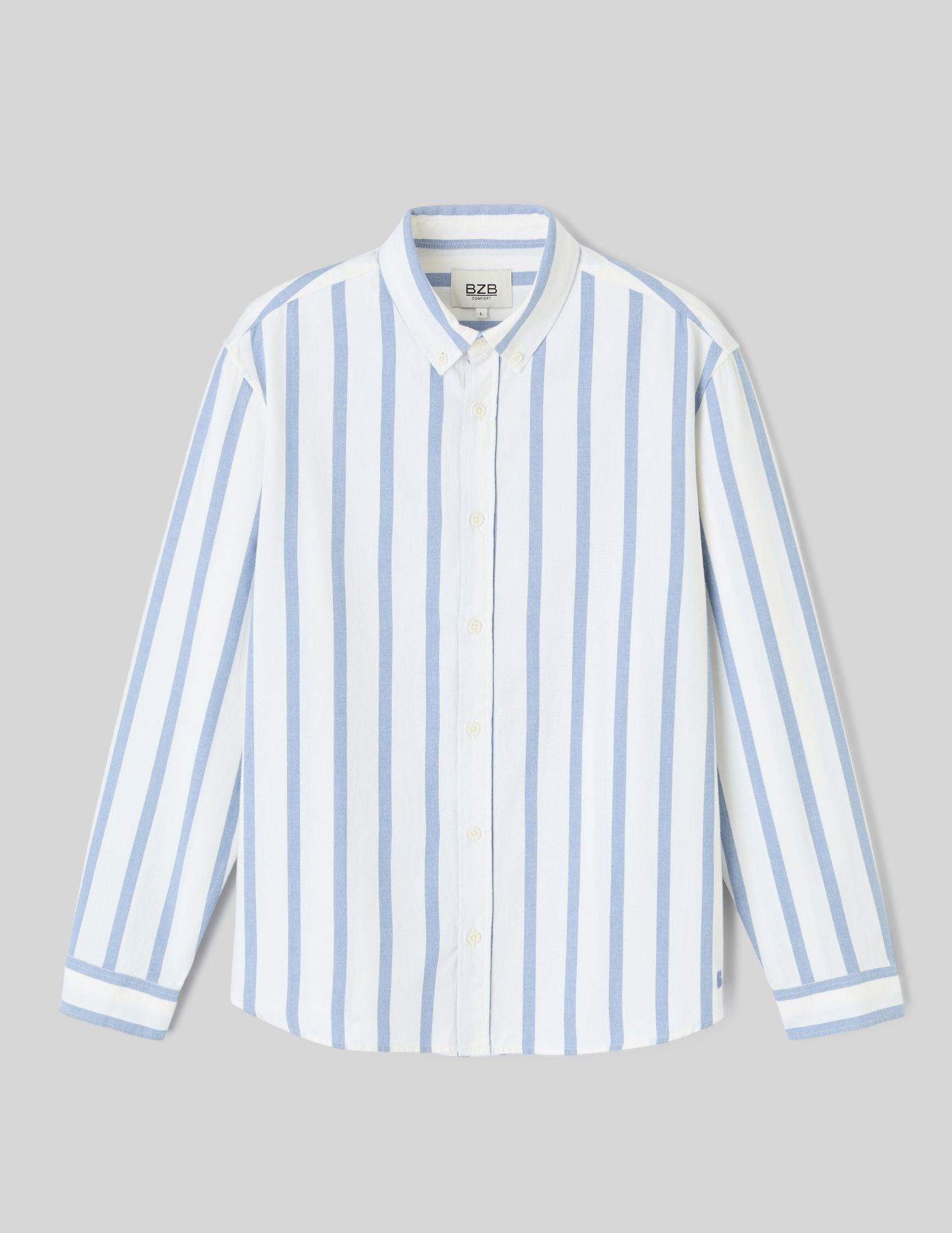 Chemise manches longues ray&eacute;e