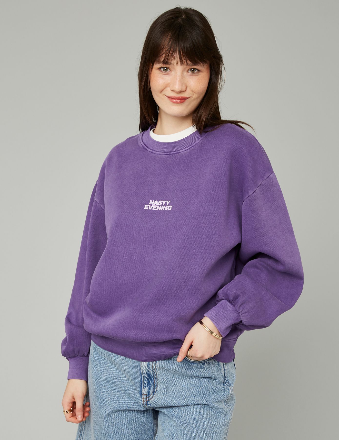 Sweat col rond imprimé