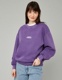 Sweat col rond imprimé