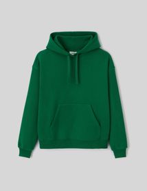 Sweat col capuche uni