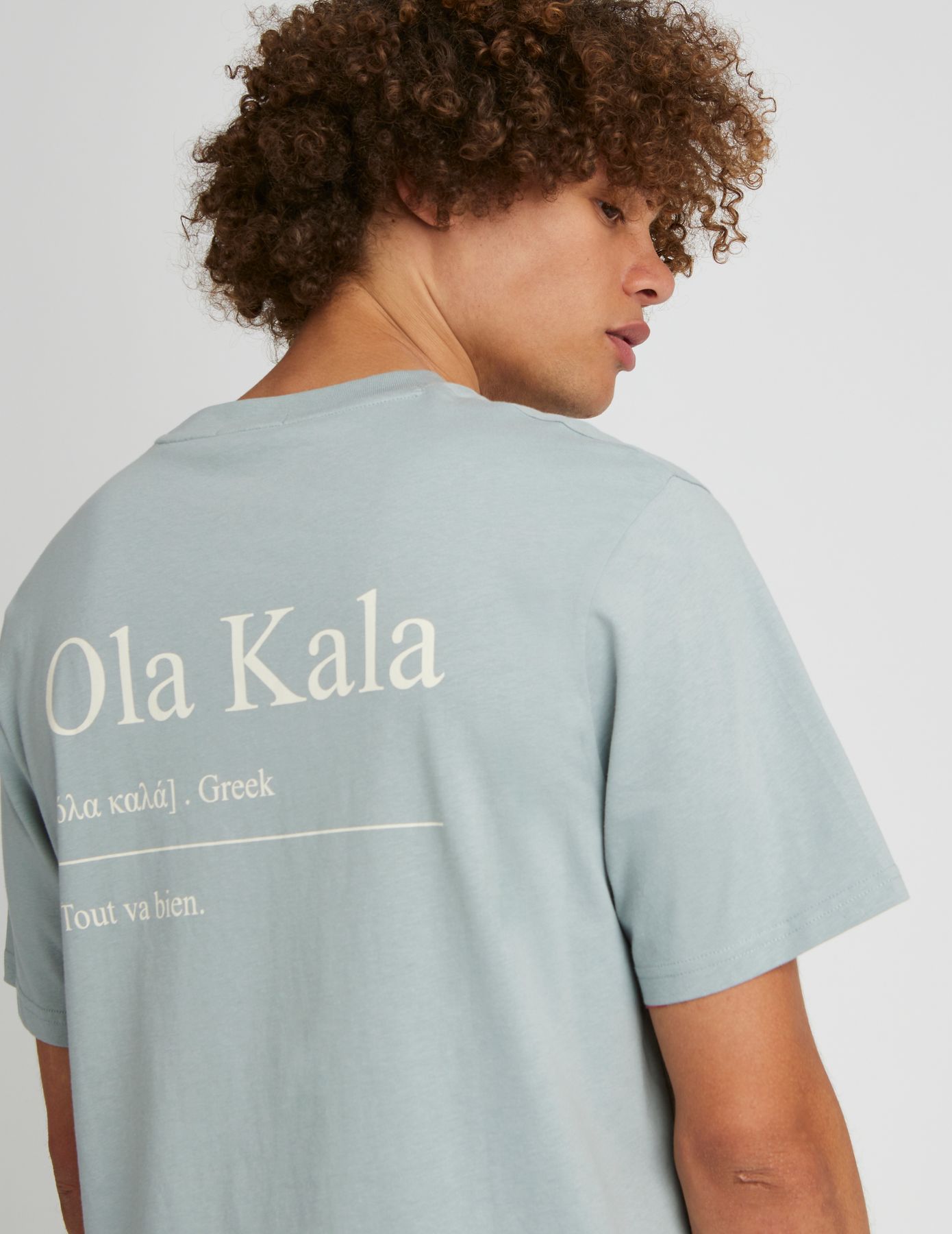 T-shirt imprimé devant dos