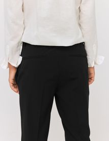 Pantalon de ville fluide uni