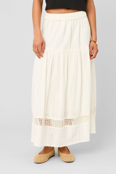 Jupe avec broderie anglaise