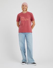 T-shirt d&eacute;lav&eacute; imprim&eacute;