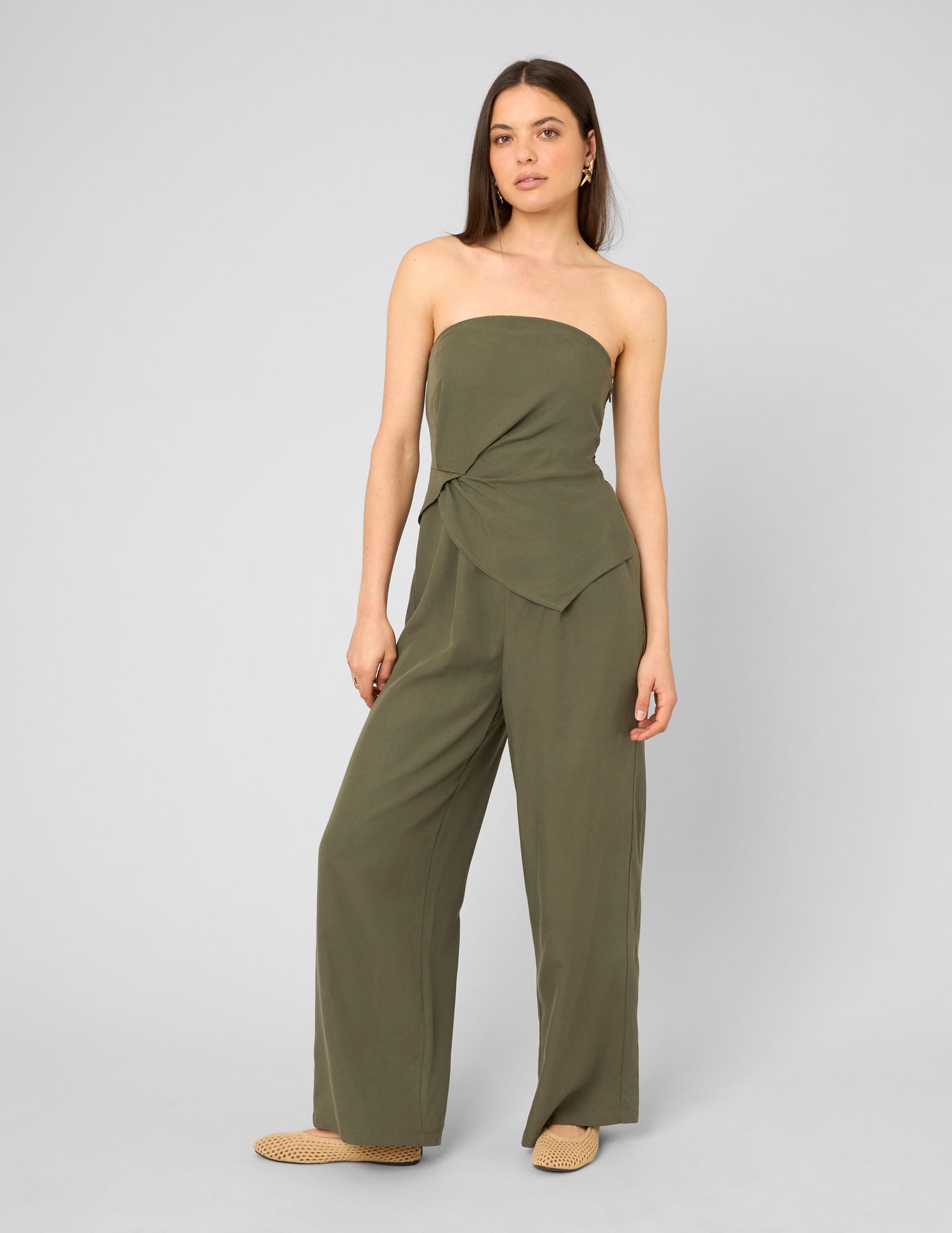 Combinaison pantalon drap&eacute;e