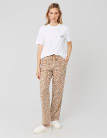Bas de pyjama léopard