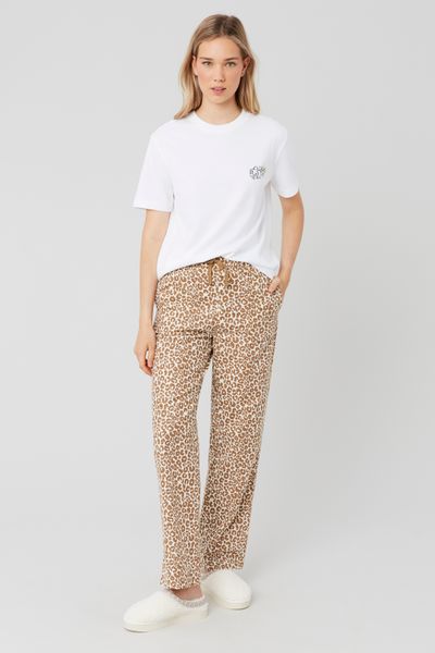 Bas de pyjama léopard