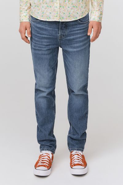 Jean straight double stone used