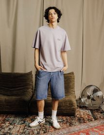 Bermuda en jean fantaisie