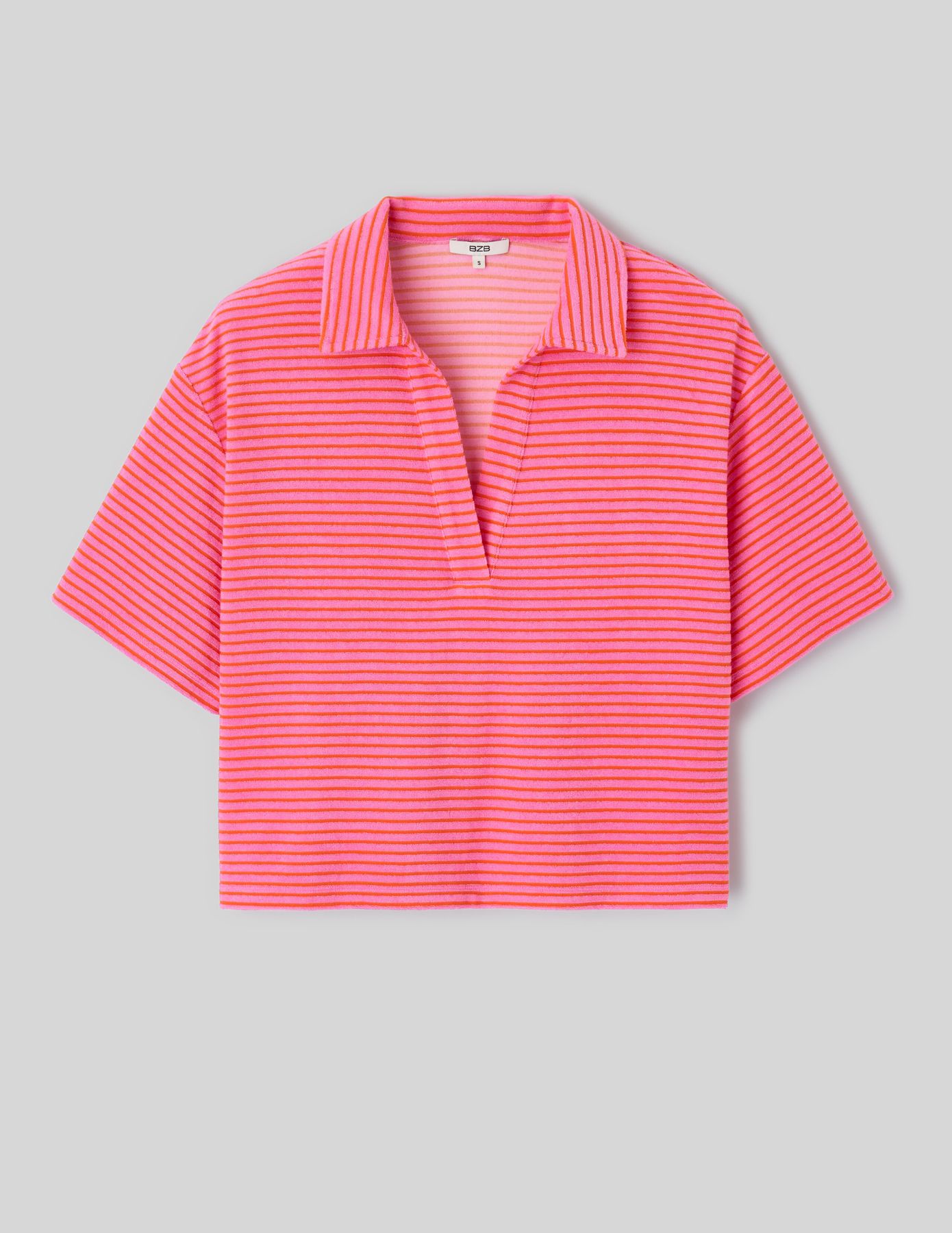 Polo ray&eacute; en &eacute;ponge