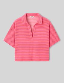 Polo ray&eacute; en &eacute;ponge