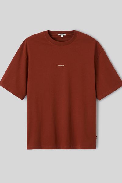 T-shirt broderie poitrine