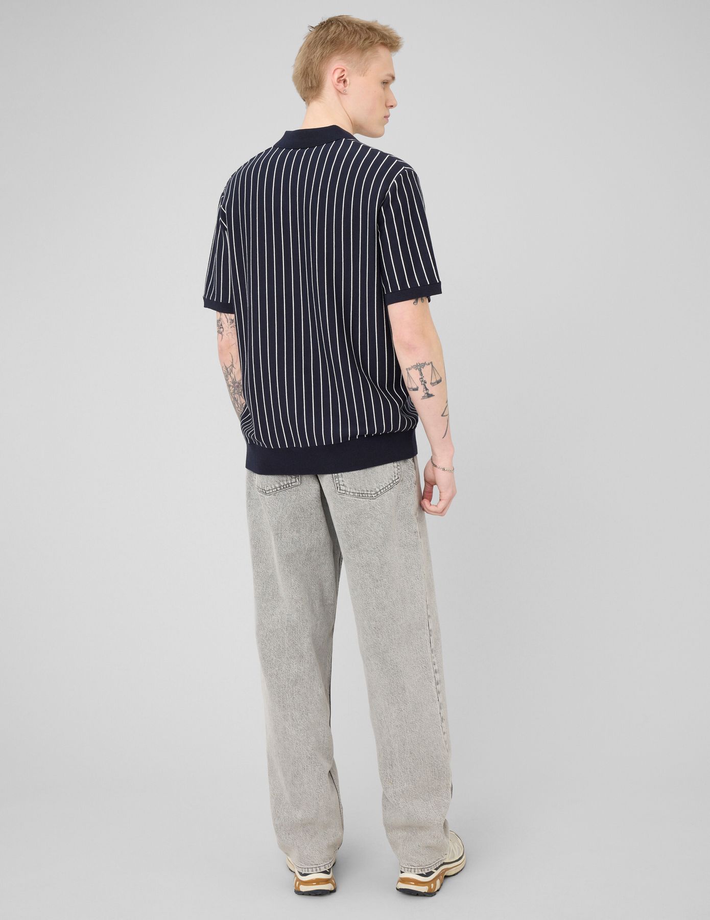 Polo &agrave; rayures