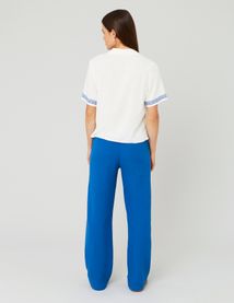 Pantalon en gaz de coton