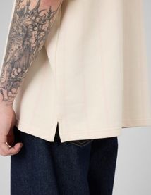 T-shirt en molleton ray&eacute;