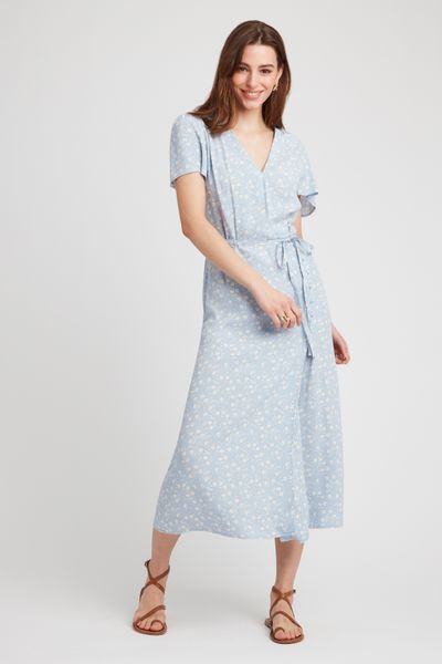 Robe longue imprimée