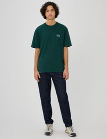 T-shirt broderie poitrine