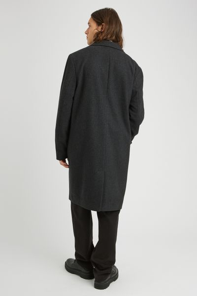 Manteau long en laine