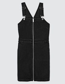 Robe chasuble en jean