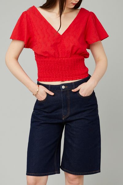 Blouse en broderie anglais
