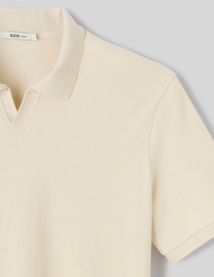 Polo matière fantaisie