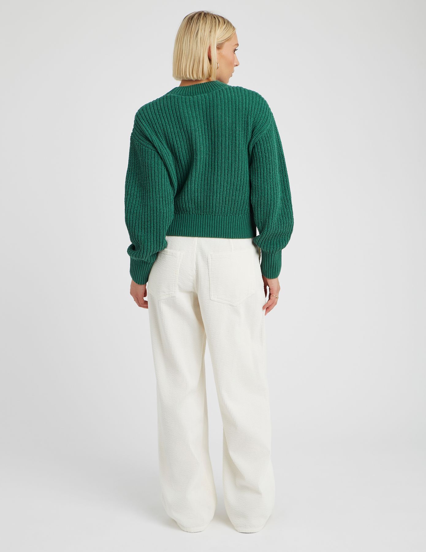 Pull col rond en maille