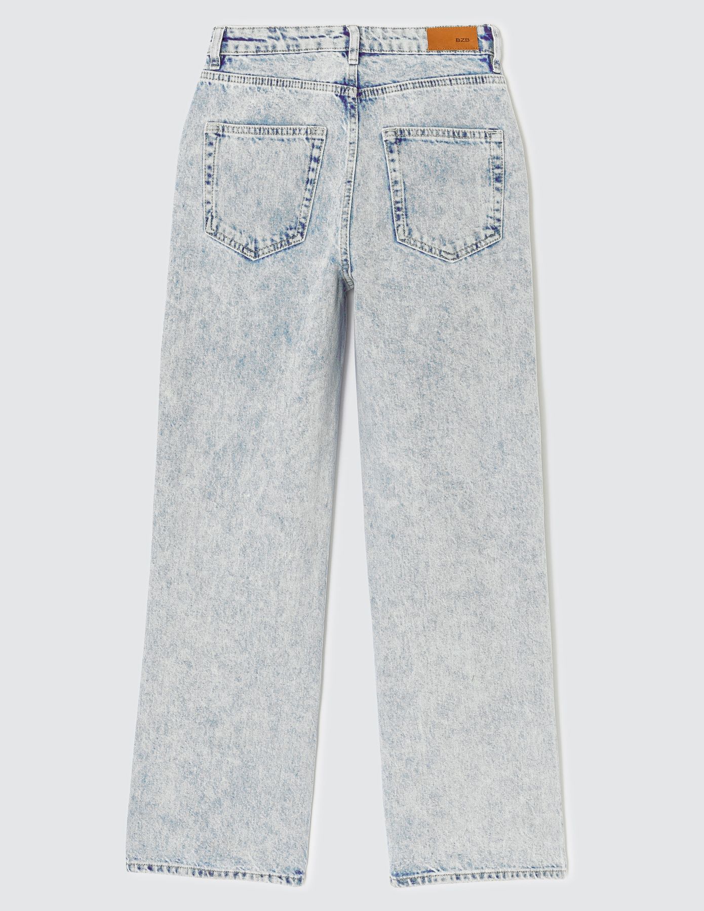 Jean straight taille haute