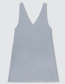 Robe chasuble à carreaux