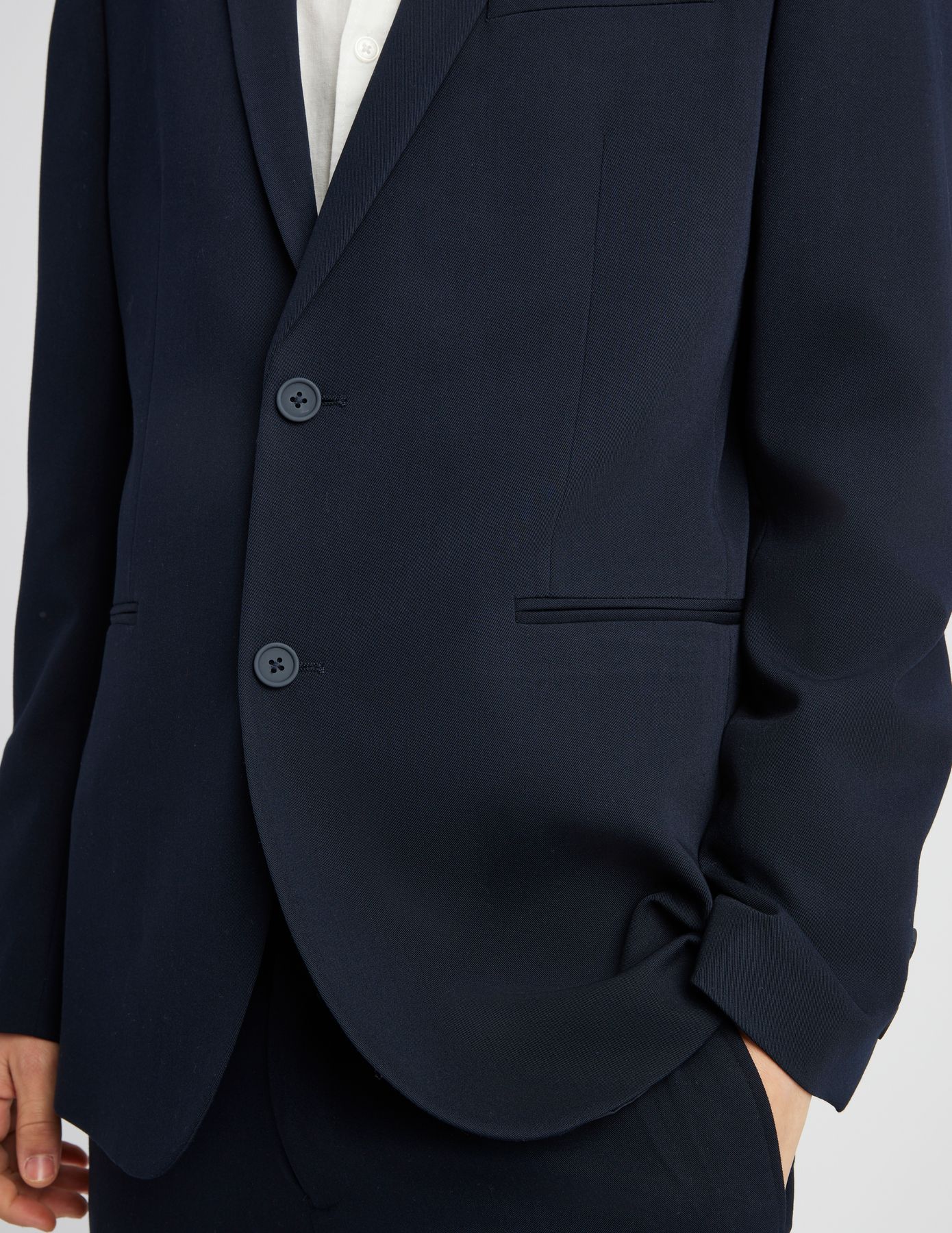 Veste de costume coupe droite