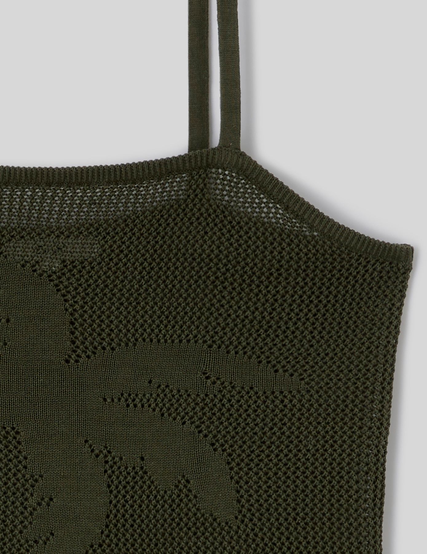 D&eacute;bardeur en crochet motif palmier